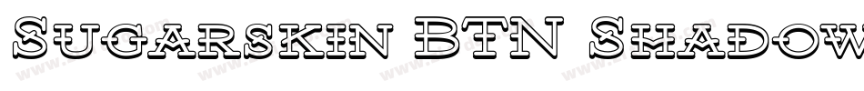 Sugarskin BTN Shadow字体转换